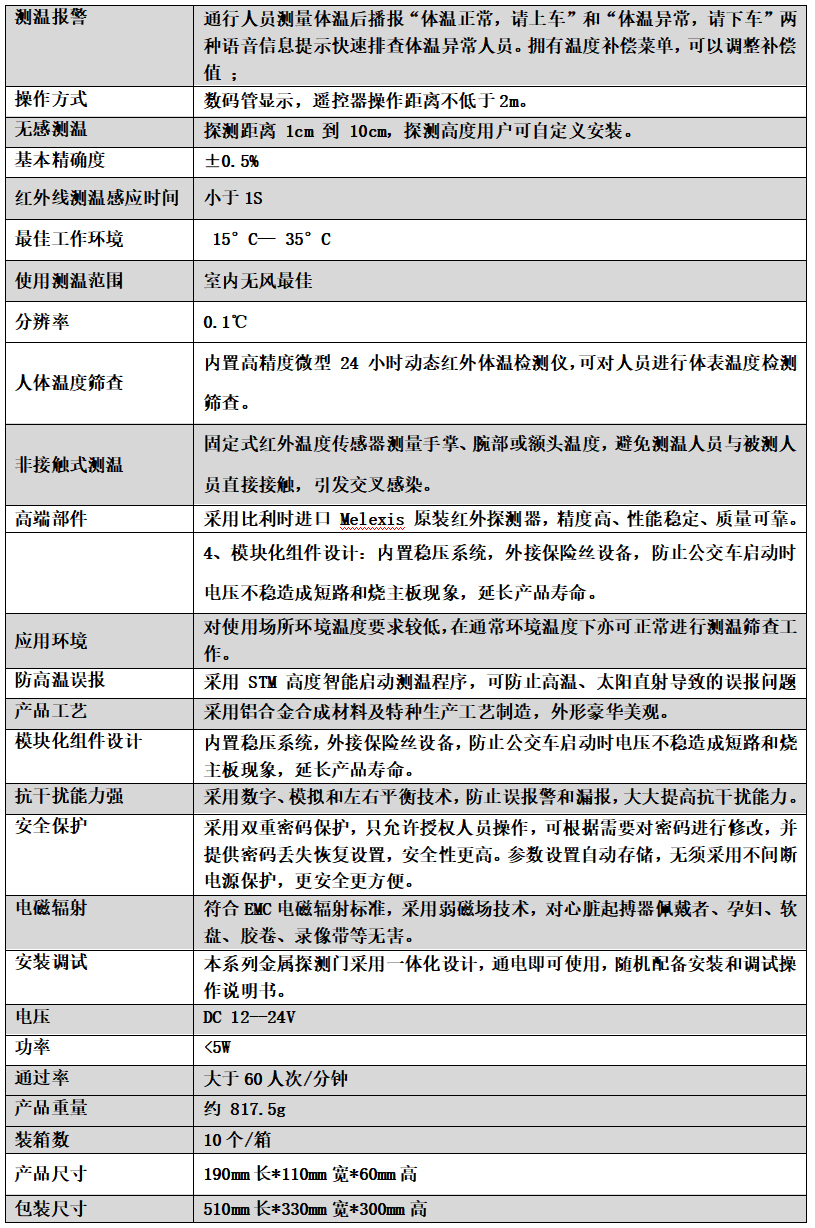 公交車(chē)測(cè)溫盒